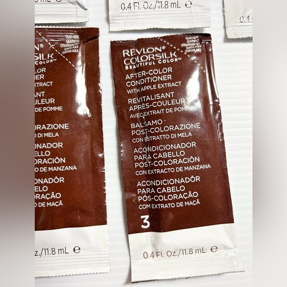 Lot Of 11 Revlon ColorSilk After Color Conditioner W/Apple Extract Packets #3 - Picture 2 of 2